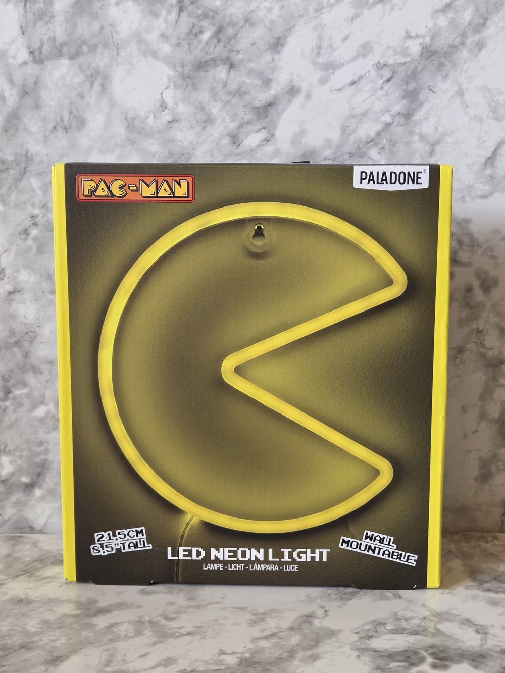 Paladone PAC-MAN Yellow LED Neon Wall Light - NIB
